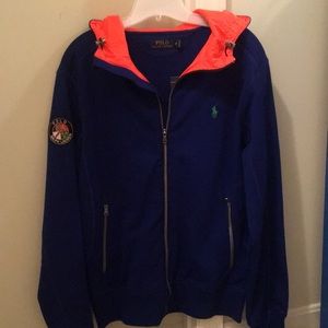 Men’s Polo by Ralph Lauren Blue&Orange Hoodie NWT